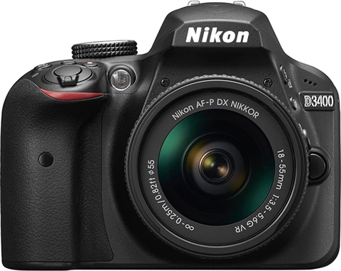 【美品】NikonD3400 Nikon D3400 Black + AF-P DX 18-55mm VR, B - CeX (PT): - Buy, Sell